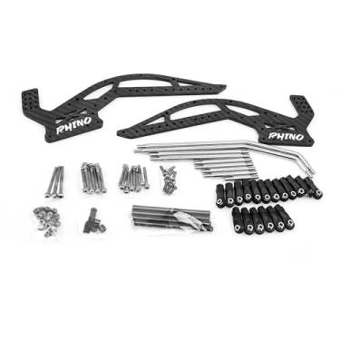 Imagem de RhinoRC YUE ONE V2 Crawler Frame Chassis Kit,with Titanium Alloy Link,for 1/10 RC Crawler Car (YUE-V2 Set)