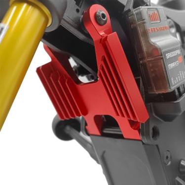 Imagem de CNszlan Aluminum 7075 Crash Structure for LOSI 1/4 Promoto-MX Motorcycle FXR (Red)