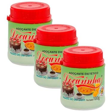 Imagem de Kit 3 Doçurinha Adoçante Dietético Palazzo 100g