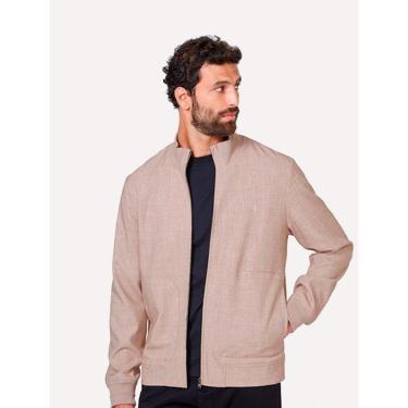 Imagem de Jaqueta Dudalina Masculina Bomber Alfaiataria Cáqui Mescla-Masculino