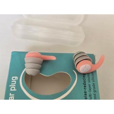 Imagem de Mini Abafador Auricular Rosa Infantil Earplugs Para Crianças Sensíveis a Sons Altos Autistas Tdah