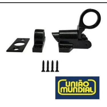 Imagem de Trinco avião em zamac união mundial, Preto