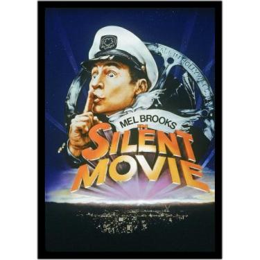 Imagem de Quadro Decorativo Cinema Filme Mudo Quartos Salas Com Moldura RC099 - 