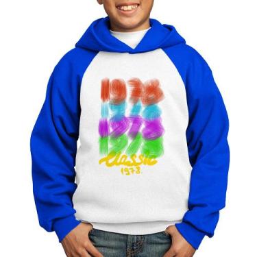 Imagem de Moletom Infantil 1978 Classics - Foca na Moda, Branco, Azul, 2