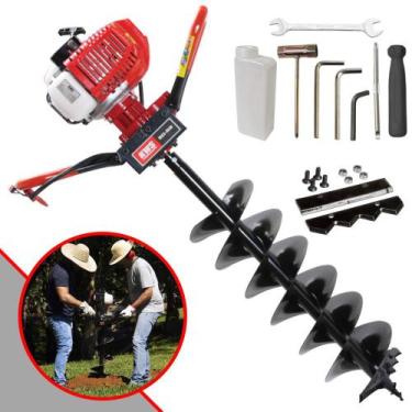 Imagem de Perfurador de Solo á Gasolina Kawashima ED52 52cc 2 Tempos Forte e Res