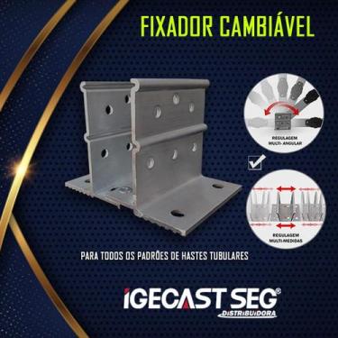 Imagem de Fixador Suporte para Haste Tubular Cambiável - Igecast Seg