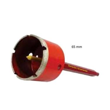 Imagem de Broca Serra Copo Diamantada 65mm Ar Condicionado Splinter - Diamanlan 
