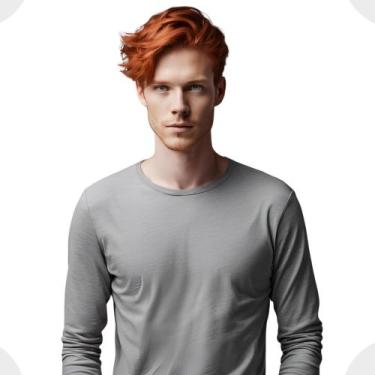 Imagem de Camisa Masculina Preta Termica Proteção Uv - MV Store Atacado, Cinza, 