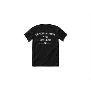 Imagem de Camiseta série - The Vampire Diaries - Damon - Baby look - Blusa Femin