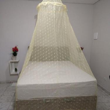 Imagem de Mosquiteiro renda para casal e solteiro 2.80 altura x 8.90 circunferên