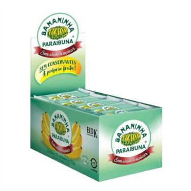 Imagem de Doce Bananinha sem Açúcar 23G - Pacote com 20 - Bananinha Paraibuna