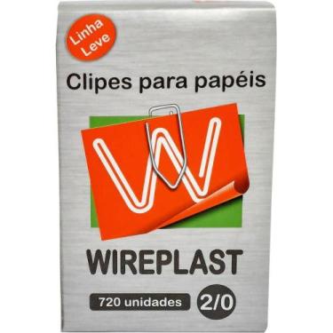 Imagem de Clips Galvanizado AÇO 2/0 Linha Leve com 720 Unidades - Wireplast