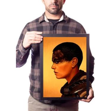 Imagem de Lindo Quadro Retrato  Furiosa Mad Max - Fanarte