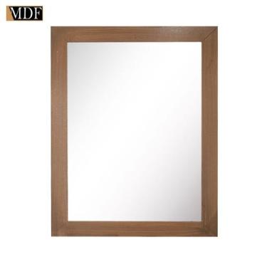 Imagem de Espelho com Moldura Multiuso 26x36 Mdf Madeira Decorada - ATACADÃO DO 
