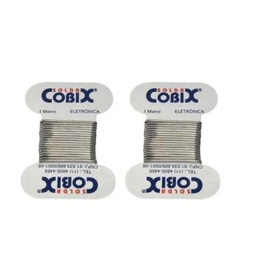 Imagem de Solda Eletronica Cobix Cartelinha 1mm 2 Metros de Solda