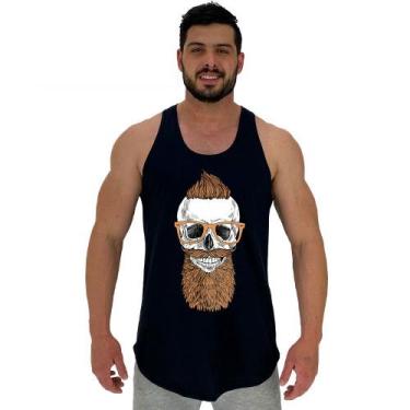 Imagem de Regata Longline Estampada Masculina MXD Conceito Caveira de Moicano, M