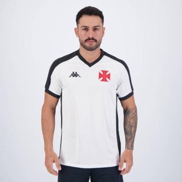 Imagem de Camisa Kappa Vasco Supporter Beau Branca, P