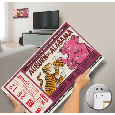 Imagem de Mega Ticket NCAA Alabama Crimson Tide 1991 Iron Bowl