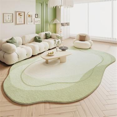 Imagem de HJZSZX Sala de estar Tapete Quarto Tapetes de forma irregular Sofá Cabeceira Tapete de chão Macio Fofo Confortável Pé Tapete, DD412, YD, A, 300x400CM