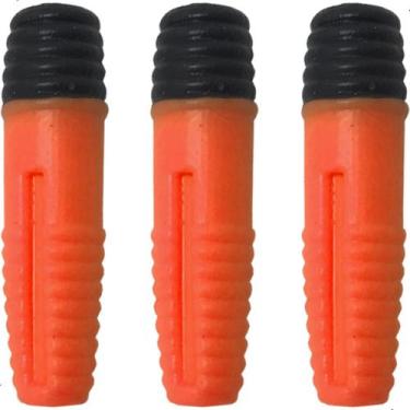 Imagem de Isca Artificial Soft Charutinho Cart. 3pçs - Alligator, Laranja, Preto