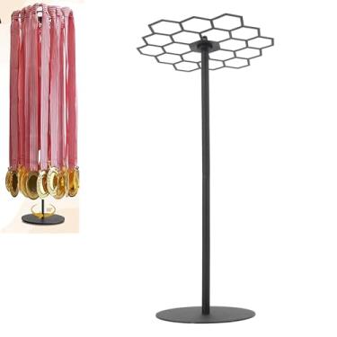 Imagem de Rack de Exibição de Medalhas Giratório, Suporte para Mais de 45 Medalhas, Suporte de Fácil Acesso, Feito de Aço Carbono, Organizador de Porta-troféus de Corrida Esportiva Com