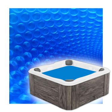 Imagem de AllAreN Capa para Spa E Banheira de Hidromassagem, Cobertor Térmico Quadrado para Banheira de Hidromassagem de 10 X 10 Pés, Cobertura de Bolhas Solares para Piscina, Cobertor Isolante para Banheiras D