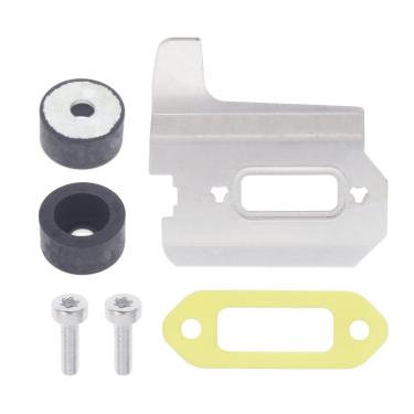 Imagem de ANTO 4205 790 9300 Borracha Buffer + Placa de resfriamento e Kit de junta de silenciador para Serra Stihl TS420 TS410 TS480i TS500i