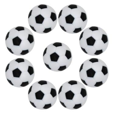 Imagem de TOYANDONA Mesa De Pebolim 23 Mm Conjunto Com 10 Peças De Mini Futebol Preto E Branco Substituível Jogos De Pebolim De Mesa