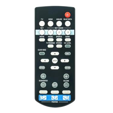 Imagem de Controle remoto substituído FSR86-ZP80780 adequado para Yamaha Soundbar FSR86 ZP80780 SRT-1500 SRT1500 SRT-1500BL SRT1500BL YSP-1600 YSP1600 YSP-1600BL YSP1600BL 0BL YSP. -1400 YSP1400