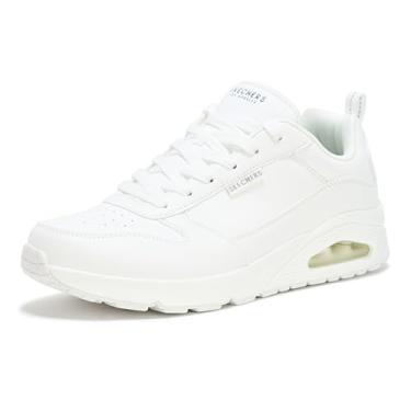 Imagem de Skechers Tênis masculino Uno-Alder, Branco/Branco, 7 Wide