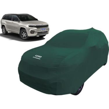 Imagem de Capa Para Cobrir Carro Jeep Commander Tecido Helanca - Mz, Verde