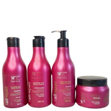 Imagem de Kit 4 Pecas All Repair  WF 1,150ml para Pós Coloração - WF COSMÉTICOS