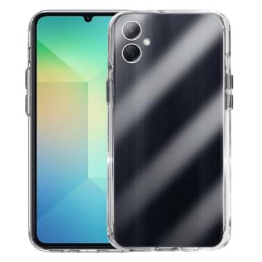 Imagem de Capa Capinha Clear Case Space Compatível Samsung Galaxy A06 Rígida Anti Amarelamento Resistente
