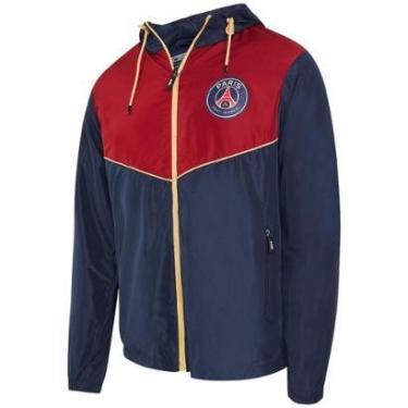 Imagem de Jaqueta Corta Vento PSG Paris Saint-Germain Azul Masculina-Masculino