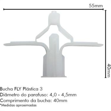 Imagem de Sforplast Bucha P/Gesso 3 13-23Mm C/250 Fly