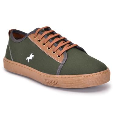 Imagem de Tênis Masculino Sapatênis Casual Polo White Leve Confortável (Verde, BR, Adulto, Numérico, 42)