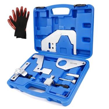 Imagem de pexwo Conjunto de ferramentas de bloqueio de sincronismo do eixo de comando do motor para Jaguar/Land Rover Evoque 2.0T /Ford 2.0 2.3T SCTi Ecoboost Ti-VCT Mondeo Focus Mustang Substitui 303-1565