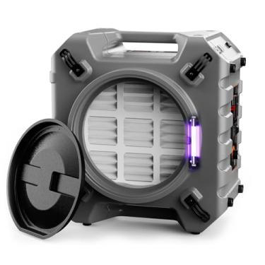 Imagem de Abestorm Purificadores de ar de 750 CFM com luz UV-C, esfregão de ar HEPA comercial para restauração de danos, máquina de ar negativo empilhável com filtragem de 4 estágios, S1