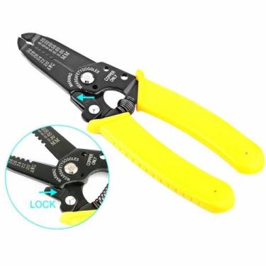 Imagem de Alicate De Fio Decapador De Cabos 0.6 a 2.6mm 10-22 AWG - Monaliza