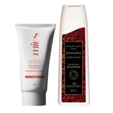 Imagem de Sabonete Intimo Sensualize e Clareador Axila Virilha Corporal - Mivs