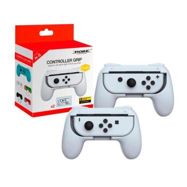 Imagem de 2x Grip Suporte De Controle Joy Con Para Nintendo Switch/Oled Case Bra