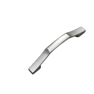 Imagem de Puxador de armário de cozinha prateado, porta de armário, gaveta, café, vermelho, moderno, maçanetas, simples, maçaneta de porta de guarda-roupa, ferragens, 96 mm, prata