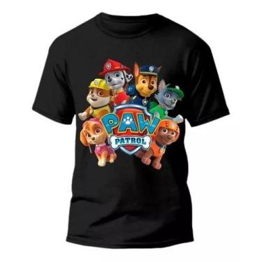 Imagem de Camiseta Infantil Menino Patrulha Canina Camisa 100% Algodão - Loja Di