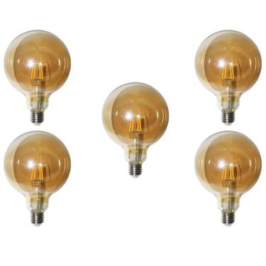 Imagem de Lampada Led Multifilamento 30w Kit 5 Unidades Iluminaçao Casa Jardim Decoraçao Vintage Luz Retro