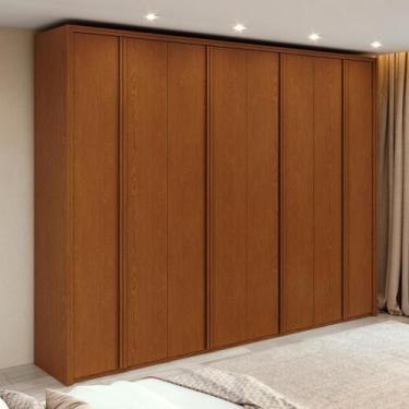 Imagem de Guarda-Roupa Casal 100% MDF 8 Portas Easy Glow Frassino - Móveis Lopas