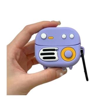 Imagem de JLSDBMZ Capa protetora para Huawei Freeclip, fofa, divertida e requintada com desenho 3D, capa protetora de fone de ouvido sem fio de silicone macio para meninas e meninos