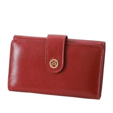 Imagem de Carteira de Couro Mariart 253, Vermelho