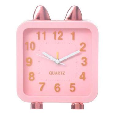 Imagem de Relógio De Mesa Quarto Infantil Despertador Quarto Rose Gold - PGB, Ro