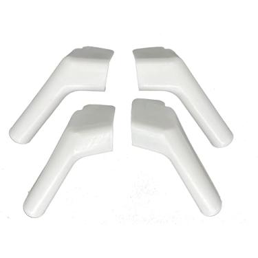 Imagem de LXJZCP Bocais de calha de chuva, bocais de calha de chuva para trailers, protegem a parte superior do trailer em dias chuvosos, afastam a água da chuva dos lados esquerdo e direito do trailer [2 peças