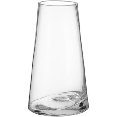 Imagem de VASO DECORATIVO ENFEITE CASA VIDRO 18x10x10cm TRANSPARENTE